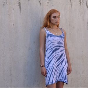 lucky brand tie-die dress/swimsuit cover up